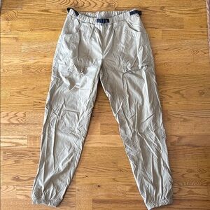 Women’s REI Khaki Hiking Pants, lightweight, size L